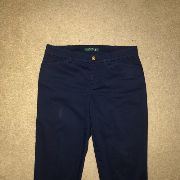 Lauren Ralph Lauren Navy Dress Pants - Picture 2 of 6